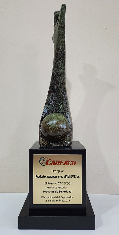 Premio CADEXCO a Prácticas de Seguridad 2023. Día Nacional del Exportador.